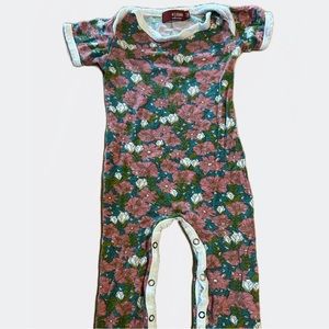 Milkbarn Floral Onesie